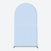 Lofaris Pink Blue Green White Birthday Arch Backdrop Kit